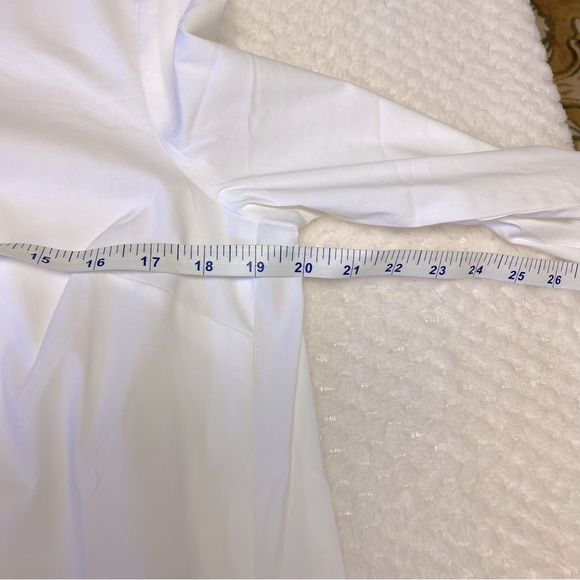 J Jill White Shirt Collection Long Sleeve Tunic Top Size Small - Picture 10 of 14